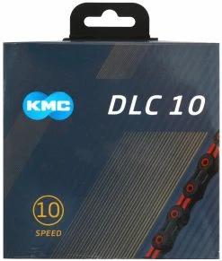 KMC Chaîne X10 DLC 10 Vitesses -Vélos Soldes 02 KMC X10 DLC 10 fach Kette Red a