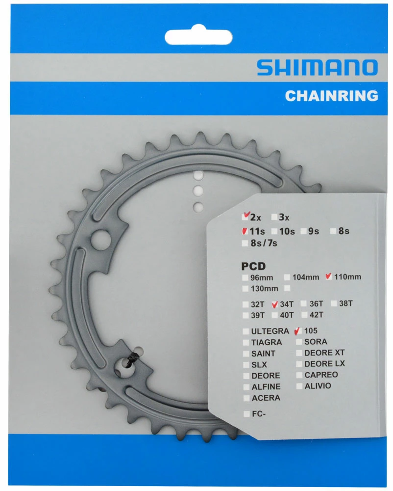 Shimano Plateau Pour FC-R7000 50/34 Dents 4 Shimano Plateau Pour FC-R7000 50/34 Dents – Image 4