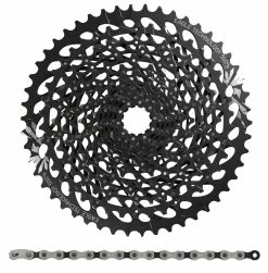 SRAM GX Eagle Kit D'usure Cassette XG-1275 + PC GX Eagle Chaîne 12 Vitesses