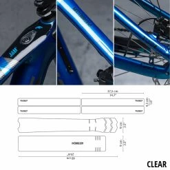 Dyedbro Kit De Protection Du Cadre Transparent