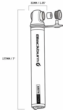 Blackburn Mini-pompe AirStik 2Stage -Vélos Soldes 353100 001 4u2Irt7PHKh4ka