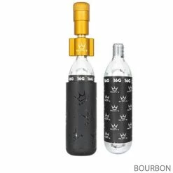 Peaty's Gonfleur De Pneu CO2 Holeshot - Road & Gravel (16g) -Vélos Soldes 5060541583801PeatysHoleshotCO2TyreInflator Road Gravel16gbourbon2 label