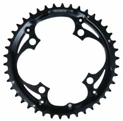 TRUVATIV Plateau VTT 42 D 104mm Acier Noir