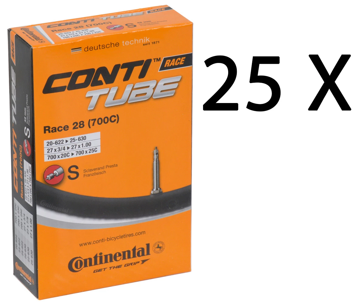 Continental Chambre à Air Race 28 (25 Pièces) 1 Continental Chambre à Air Race 28 (25 Pièces)