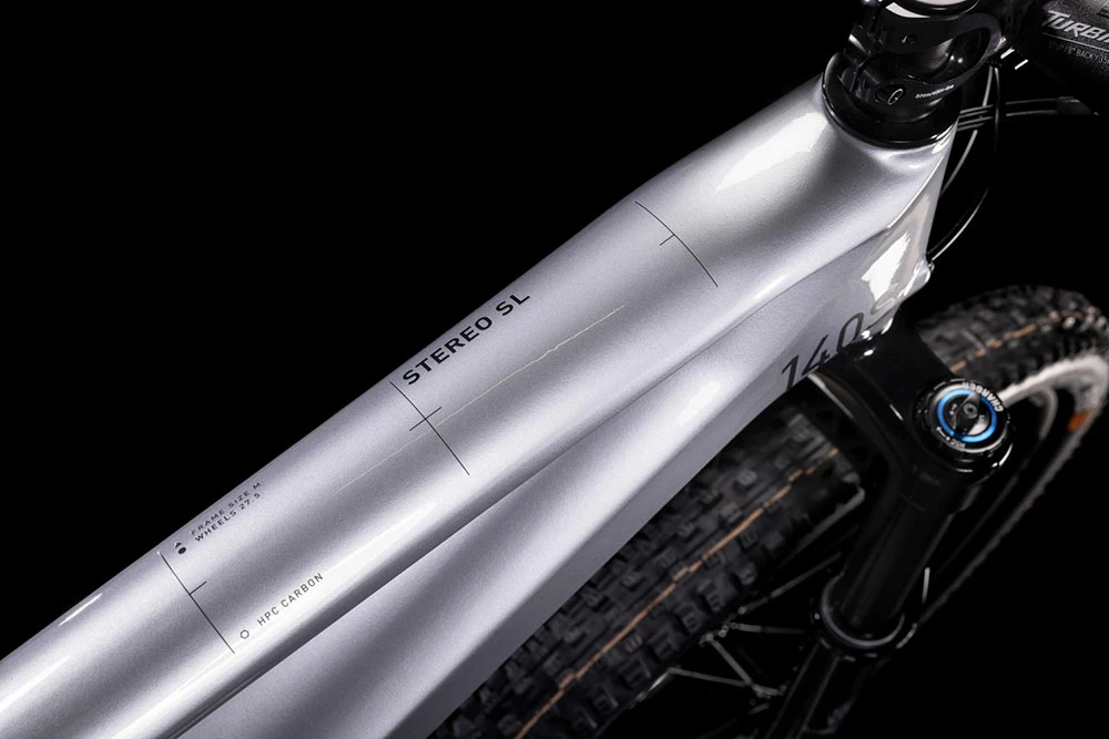 Cube Stereo 140 HPC SL 27.5 Polarsilver´n´black 2 Cube Stereo 140 HPC SL 27.5 Polarsilver´n´black – Image 2