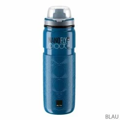 Elite NANO FLY 0-100°C Bouteille Isotherme 500ml -Vélos Soldes 8020775040782EliteNanoFly0 100GradThermoflasche500mlblau label