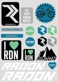 Radon Feuille D'autocollants A5