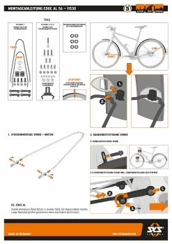 SKS Germany Jeu De Garde-boue Edge AL 56 -Vélos Soldes AB bedienungsanleitung EDGE AL 56 1