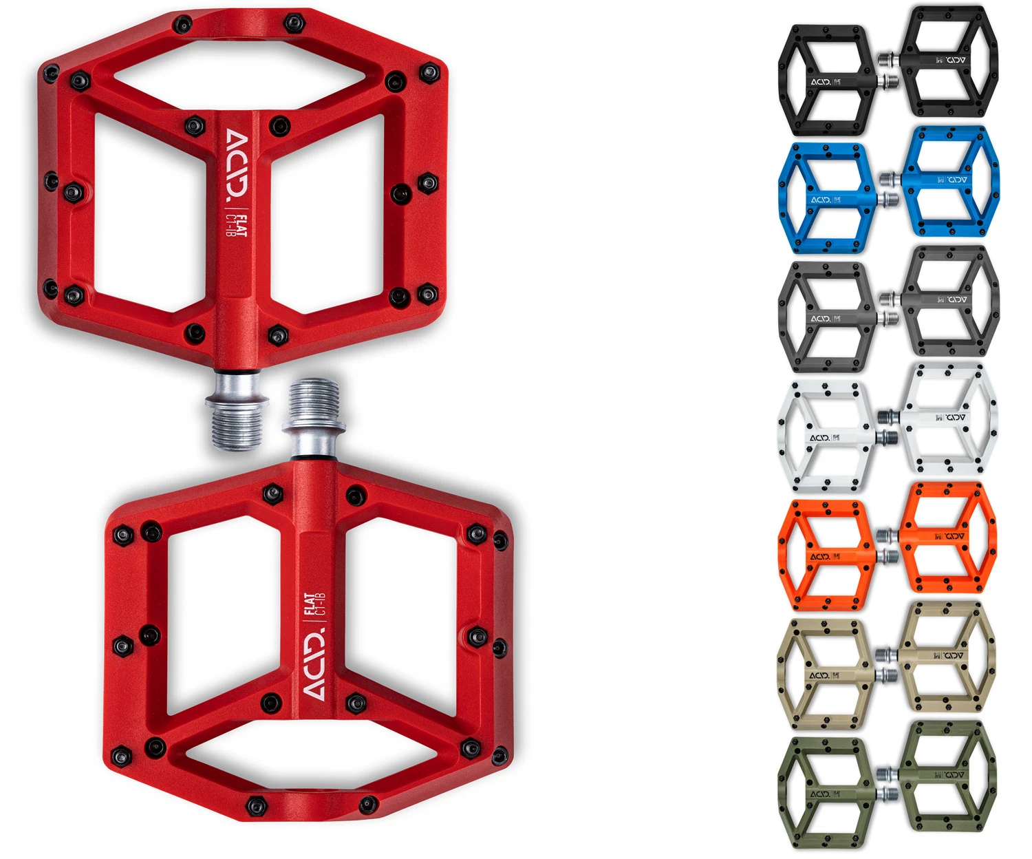 ACID Pédales De Plate-forme FLAT C1-IB 1 ACID Pédales De Plate-forme FLAT C1-IB