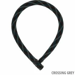Abus Antivol à Chaîne Ivera Chain 7210/85 -Vélos Soldes Abus 87780 7210 85 CROSSING GREY 3
