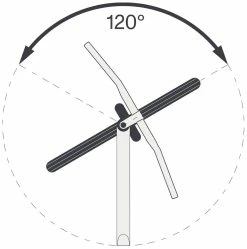 Acros ZS56 Blocklock Partie Inférieure Du Jeu De Direction -Vélos Soldes Acros Blocklock ZS56 51 02 610S 120 5