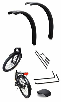 PLETSCHER R65 Jeu De Garde-boue En Aluminium -Vélos Soldes Aluminiumschutzblech R65 1