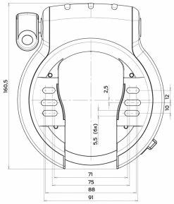 AXA Antivol De Cadre Defender Retractable 9 AXA Antivol De Cadre Defender Retractable -Vélos Soldes Axa Defender Retractable Rahmenschloss 55665195V405SC e