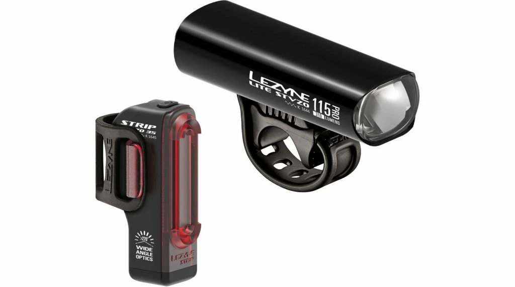 Lezyne Lite Drive Pro 115/Strip Drive StVZO Set D'éclairage 1 Lezyne Lite Drive Pro 115/Strip Drive StVZO Set D'éclairage