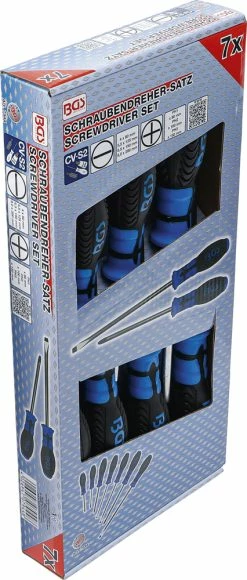 BGS Technic Jeu De Tournevis 7 Pièces 5 BGS Technic Jeu De Tournevis 7 Pièces -Vélos Soldes BGS technic 7944 09 Schraubendreher Satz 7 teilig