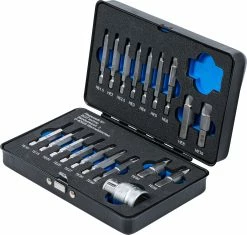 BGS Technic Jeu D'extracteurs De Vis Pour Vis à Six Pans Creux/Torx 19 Pièces -Vélos Soldes BGS technic 9173 20126170 Schraubenausdreher Satz fur InnensechskantTorx 19 teilig 6
