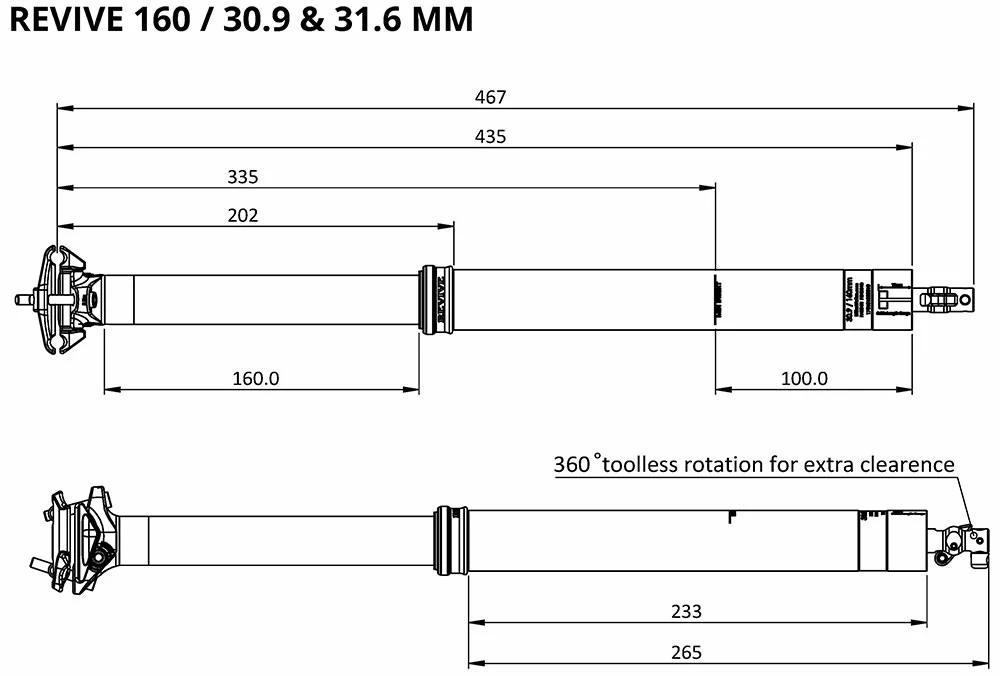 BikeYoke Tige De Selle Revive 2.0 31,6 Vario 6 BikeYoke Tige De Selle Revive 2.0 31,6 Vario – Image 6