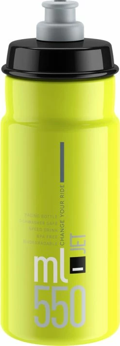Elite Gourde JET 550ml 7 Elite Gourde JET 550ml -Vélos Soldes Bild 1 FA003514498 gelb fluorezierend