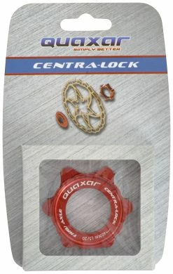 Quaxar Adaptateur CNC Centerlock Pour Axe De 15/20mm -Vélos Soldes CNC Centerlock Adapter fur 1520mm Achse rot 2