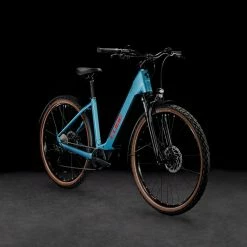 Cube Nuride Hybrid Performance 625 Allroad Easy Entry Metalblue´n´red -Vélos Soldes CUBE Nuride Hybrid Performance 625 Allroad Easy Entry metalblue n red 632661 E 2