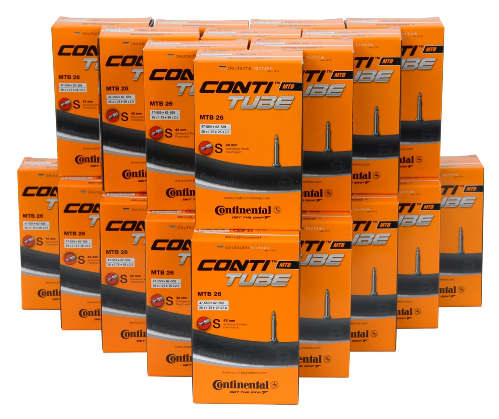 Continental Chambre à Air MTB 26 S42 (25 Pièces) 1 Continental Chambre à Air MTB 26 S42 (25 Pièces)