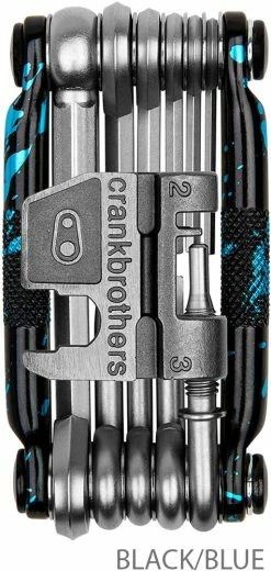 Crankbrothers Multi-17 Multitool Splatter Limited Edition -Vélos Soldes CrankBrothers M17 Splatter Limited Edition 16682CB black blue