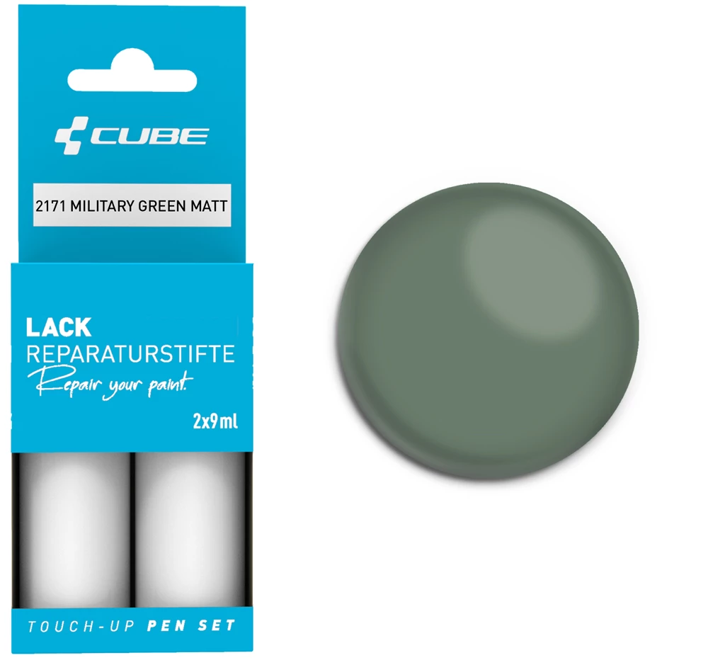 Cube Kit De Réparation De Peinture MILITARY GREEN Matt 1 Cube Kit De Réparation De Peinture MILITARY GREEN Matt