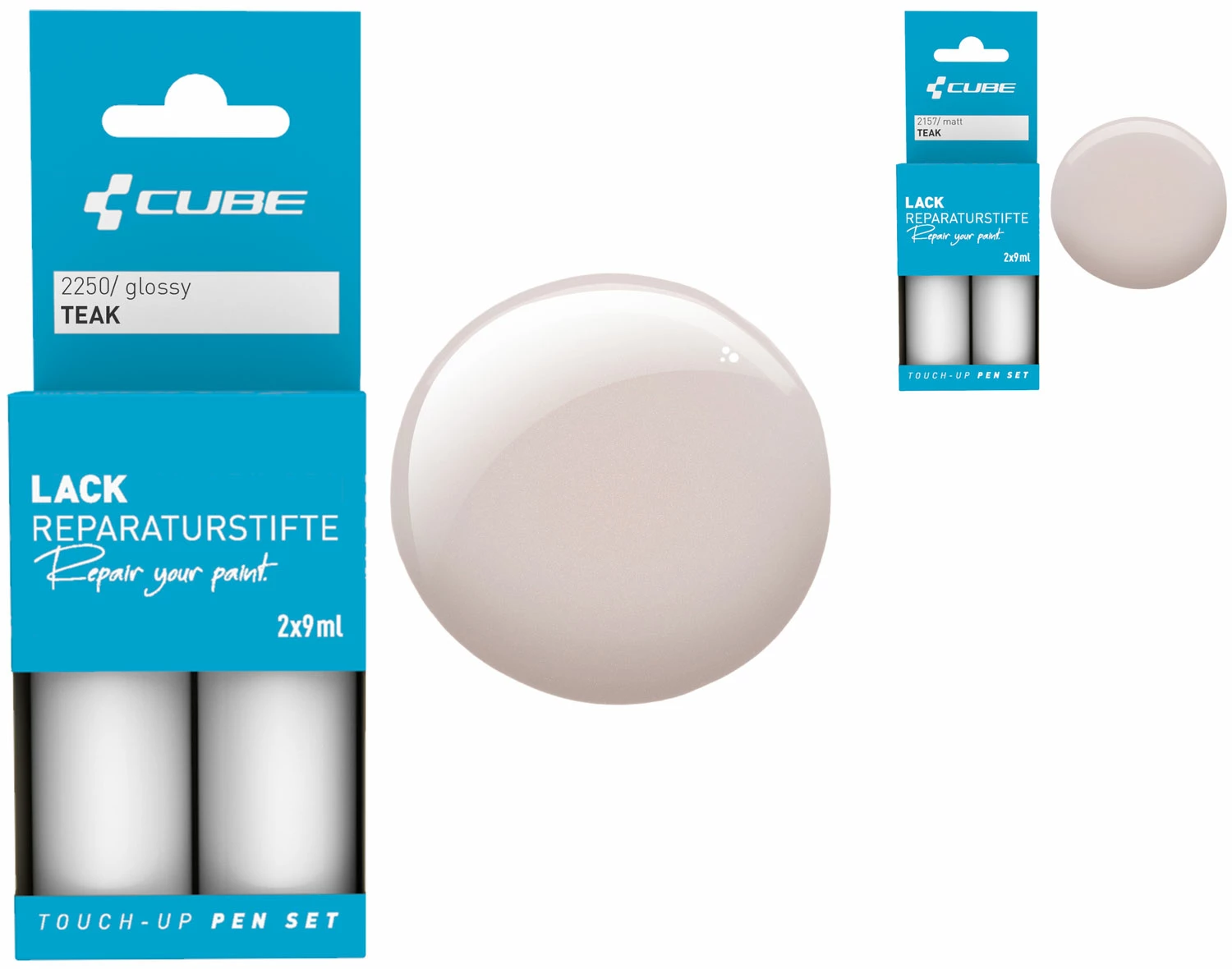 Cube Set De Stylos De Réparation De Peinture TEAK 1 Cube Set De Stylos De Réparation De Peinture TEAK