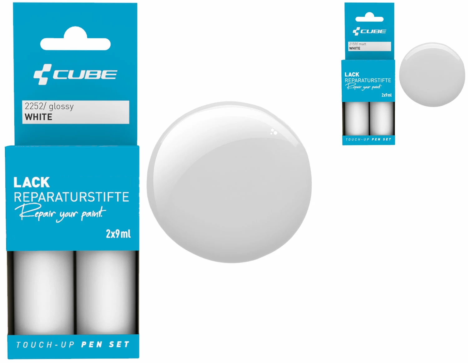 Cube Set De Stylos De Réparation De Peinture WHITE 1 Cube Set De Stylos De Réparation De Peinture WHITE