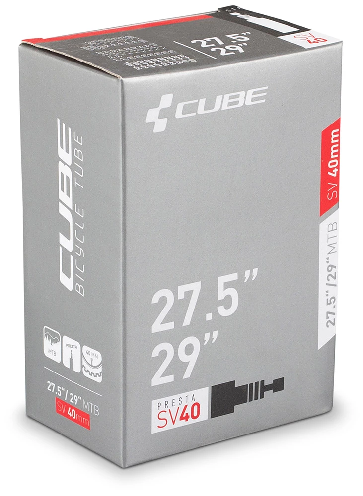 Cube Chambre à Air 27,5"/29" MTB SV 40mm 1 Cube Chambre à Air 27,5"/29" MTB SV 40mm