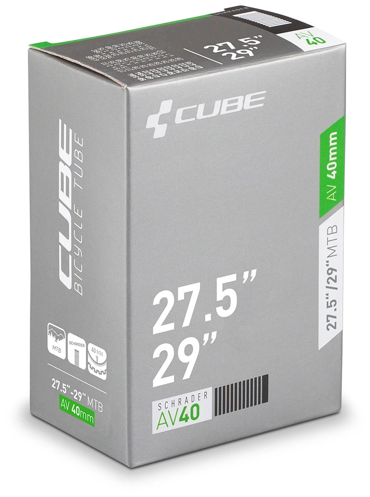Cube Chambre à Air 27,5"/29" MTB AV 40mm 1 Cube Chambre à Air 27,5"/29" MTB AV 40mm