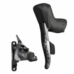 SRAM Force ETap AXS 2x12 Vitesses HRD Kit électronique FlatMount CL -Vélos Soldes ED FRC D1 Left w Caliper Black 3q M 2