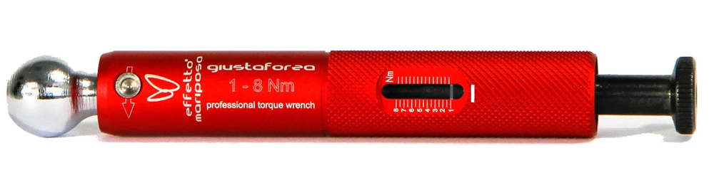 Effetto Mariposa Giustaforza Deluxe Clé Dynamométrique Nm 1-8 Avec Jeu D'embouts 4 Effetto Mariposa Giustaforza Deluxe Clé Dynamométrique Nm 1-8 Avec Jeu D'embouts – Image 4