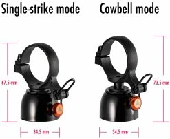 Granite Cricket - Sonnette De Vélo Double Mode -Vélos Soldes Granite Cricket Dual Mode Fahrradklingel GBL01 01 3