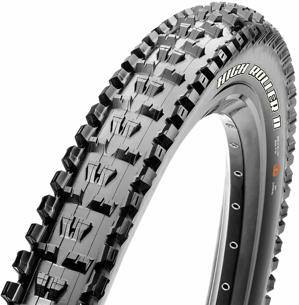 MAXXIS HighRoller II 27,5 X2,40" DH TR 3C MaxxGrip 60DW Pneus Pliants 1 MAXXIS HighRoller II 27,5 X2,40" DH TR 3C MaxxGrip 60DW Pneus Pliants
