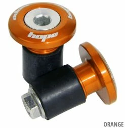 HOPE Bouchons De Guidon Grip Doctor -Vélos Soldes Hope Grip Doctor orange GDOCC