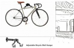 Ibera IB-ST4 Support Mural Réglable -Vélos Soldes IB ST4 2yjbwzbm8IWDBK