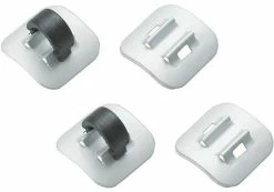 JAGWIRE Clips De Câble Aluminium (4 Pièces) -Vélos Soldes Jagwire Leitungsclips 18013141