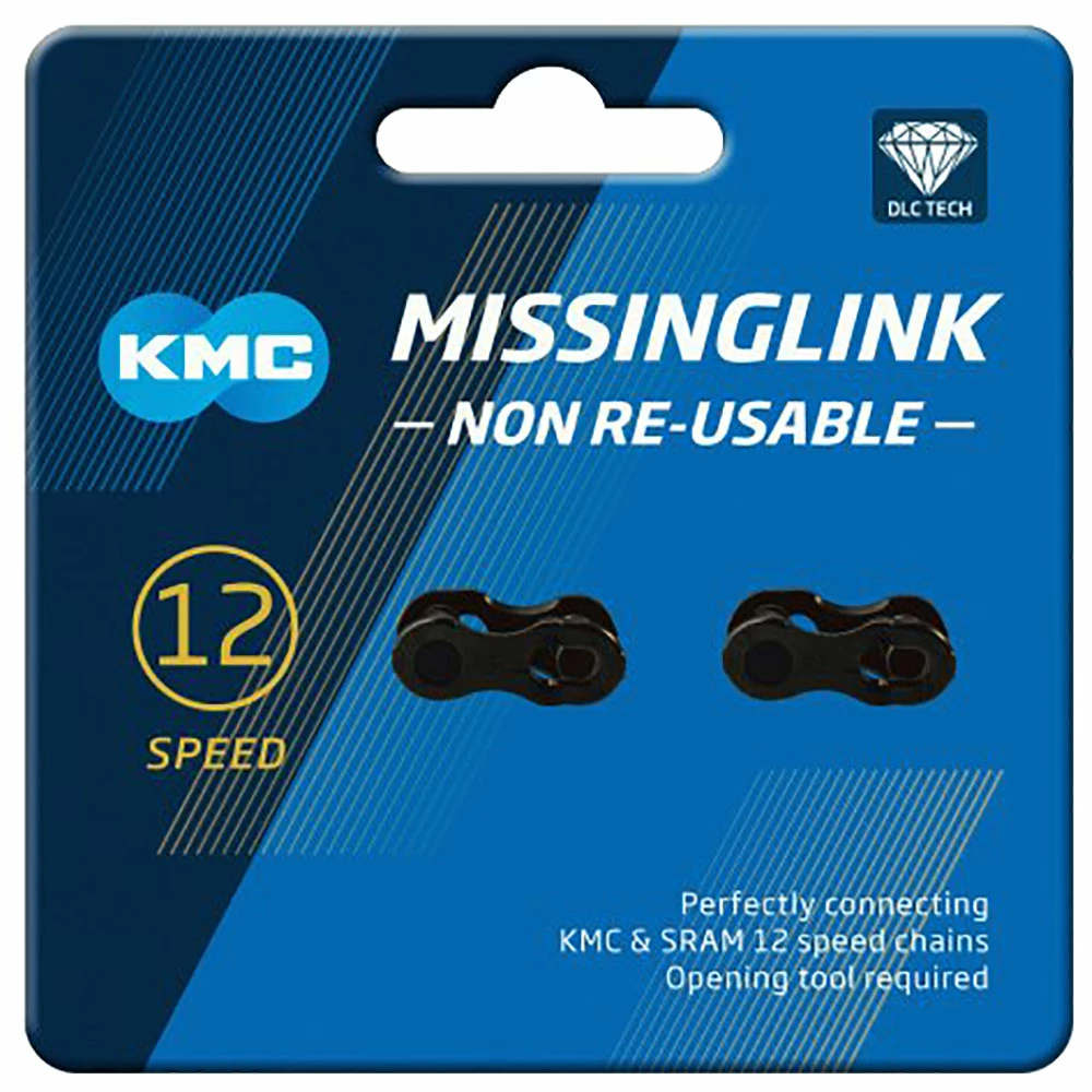 KMC Fermeture De Chaîne X12 DLC MissingLink 1 KMC Fermeture De Chaîne X12 DLC MissingLink