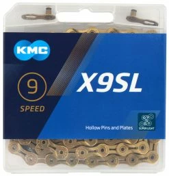 KMC Chaîne X9SL Ti-N 9 Plis