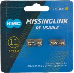 KMC Verrouillage De Chaîne X11 Ti-N MissingLink