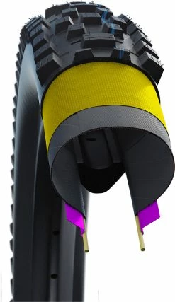 Schwalbe Racing Ray Evo Super Ground 27,5x2,25" Addix SpeedGrip TLE E-25 Pneus Pliants -Vélos Soldes Karkasse SuperGround karkasse natur