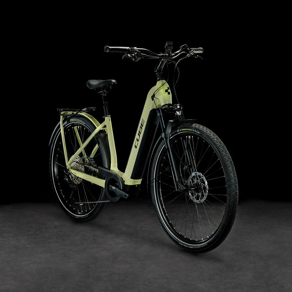 Cube Kathmandu Hybrid SLX 750 Easy Entry Green´n´olive 2 Cube Kathmandu Hybrid SLX 750 Easy Entry Green´n´olive – Image 2