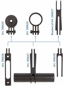 M-Wave QRIR Extender - Support De Lampe -Vélos Soldes M Wave 390638 QRIR Extender Lampenhalter 4