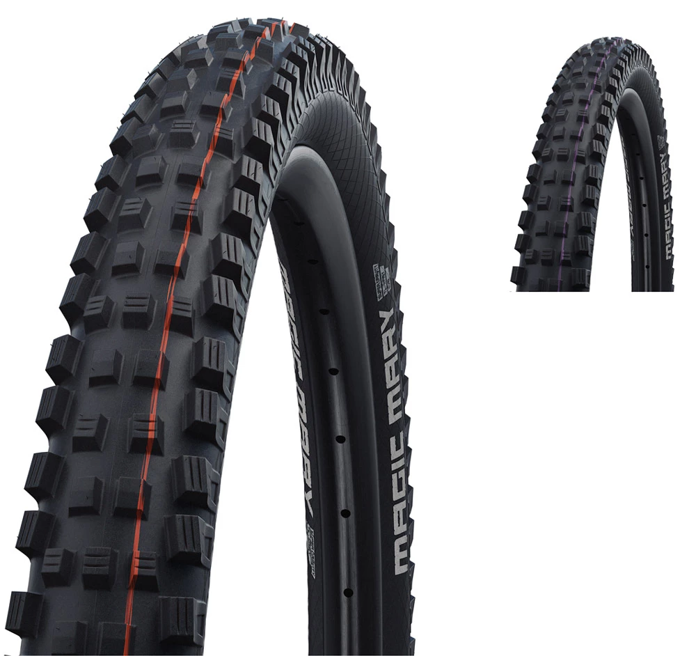 Schwalbe Magic Mary Evo Super Gravity 29" Addix E-50 Pneus Pliants 1 Schwalbe Magic Mary Evo Super Gravity 29" Addix E-50 Pneus Pliants