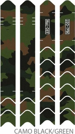 Muc-Off Protection De La Base De Chaîne Et De La Base De Siège Kit 8 Muc-Off Protection De La Base De Chaîne Et De La Base De Siège Kit -Vélos Soldes Muc Off Chainstay Protection Kit Camo black green