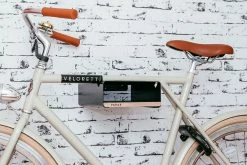 PARAX Support Mural Pour Vélo S-Rack - Noir / Noix -Vélos Soldes PARAX S Rack Wandhalter 3