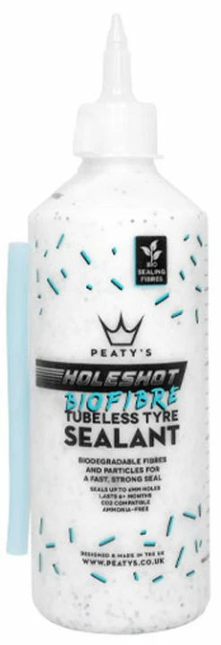 Peaty's Holeshot BioFibre Tubeless Tyre Sealant -Vélos Soldes Peaty s Holeshot BioFibre Tubeless Tyre Sealant PE PTS HBF 120 4