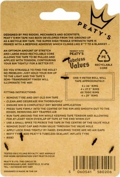 Peaty's Ruban De Jante -Vélos Soldes Peaty s Rim Tape Felgenband PE RJ 9M21 a