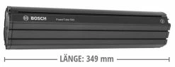 Bosch Batterie PowerTube 500 (BBP281) VERTICAL 8 Bosch Batterie PowerTube 500 (BBP281) VERTICAL -Vélos Soldes PowerTube 500 Akku BBP281 Vertikal 349mm 0275007540